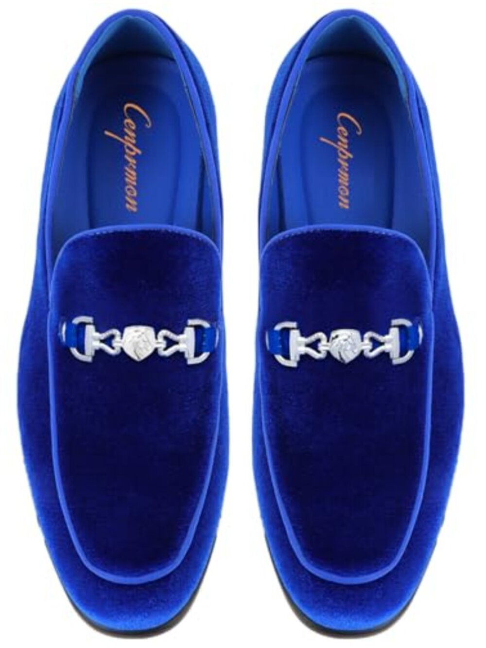 Velvet Penny Slip-On Loafers Memory Foam Cushioned Dress Shoes